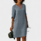 Ellyse - Vestido de Verão Elegante com Decote em V
