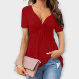 Lina – T-Shirt de Decote em V