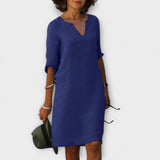 Ellyse - Vestido de Verão Elegante com Decote em V