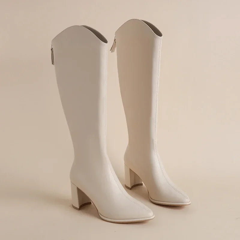 Hilda - Botas de salto bloco com elegância para o Inverno