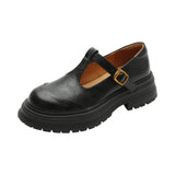 Mary Janes - Sapato de Couro Elegante