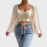 Jacqueline - Blusa de noite versátil
