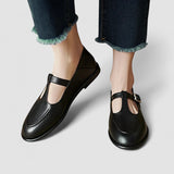 Camila - Sapatos Mary Jane ortopédicos com salto baixo