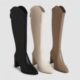 Hilda - Botas de salto bloco com elegância para o Inverno