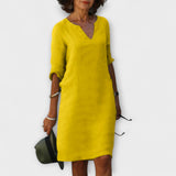 Ellyse - Vestido de Verão Elegante com Decote em V