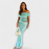 Puss - Vestido Irregular com Ruches