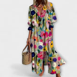 Lila - Vestido Maxi Lisonjeiro com Cobertura para a Barriga