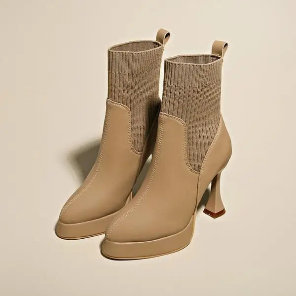 Eugénia - Botins com Plataforma, Conforto e Elegância Feminina
