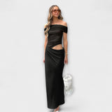 Puss - Vestido Irregular com Ruches