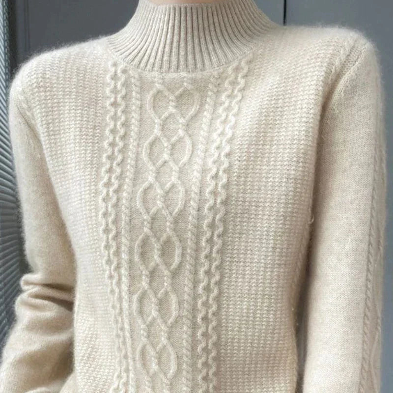 Fluffonia™| Pullover de Gola Alta