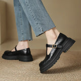 Mary Janes - Sapato de Couro Elegante