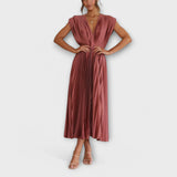 Maria - Vestido Plissado Elegante