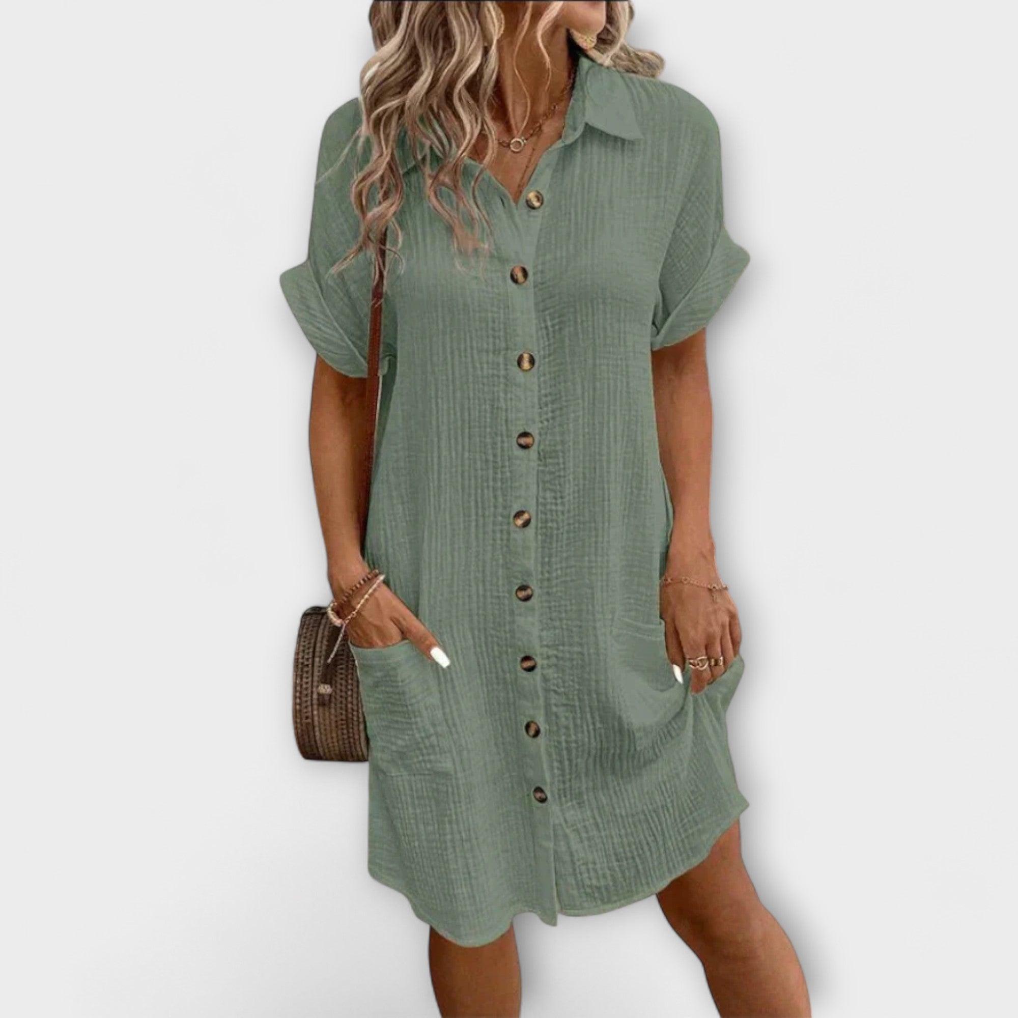 Aria - Vestido Casual Clássico Polo