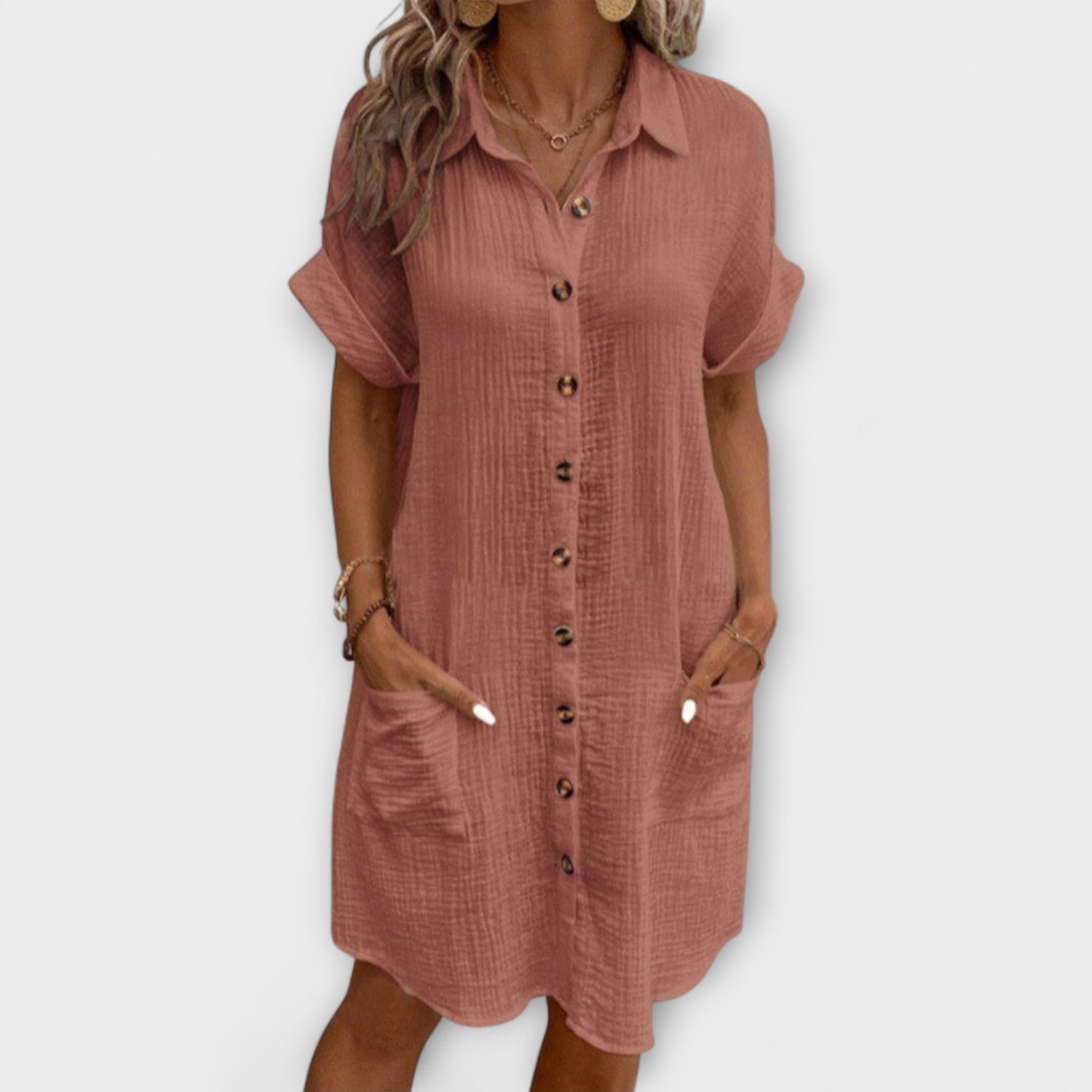 Aria - Vestido Casual Clássico Polo