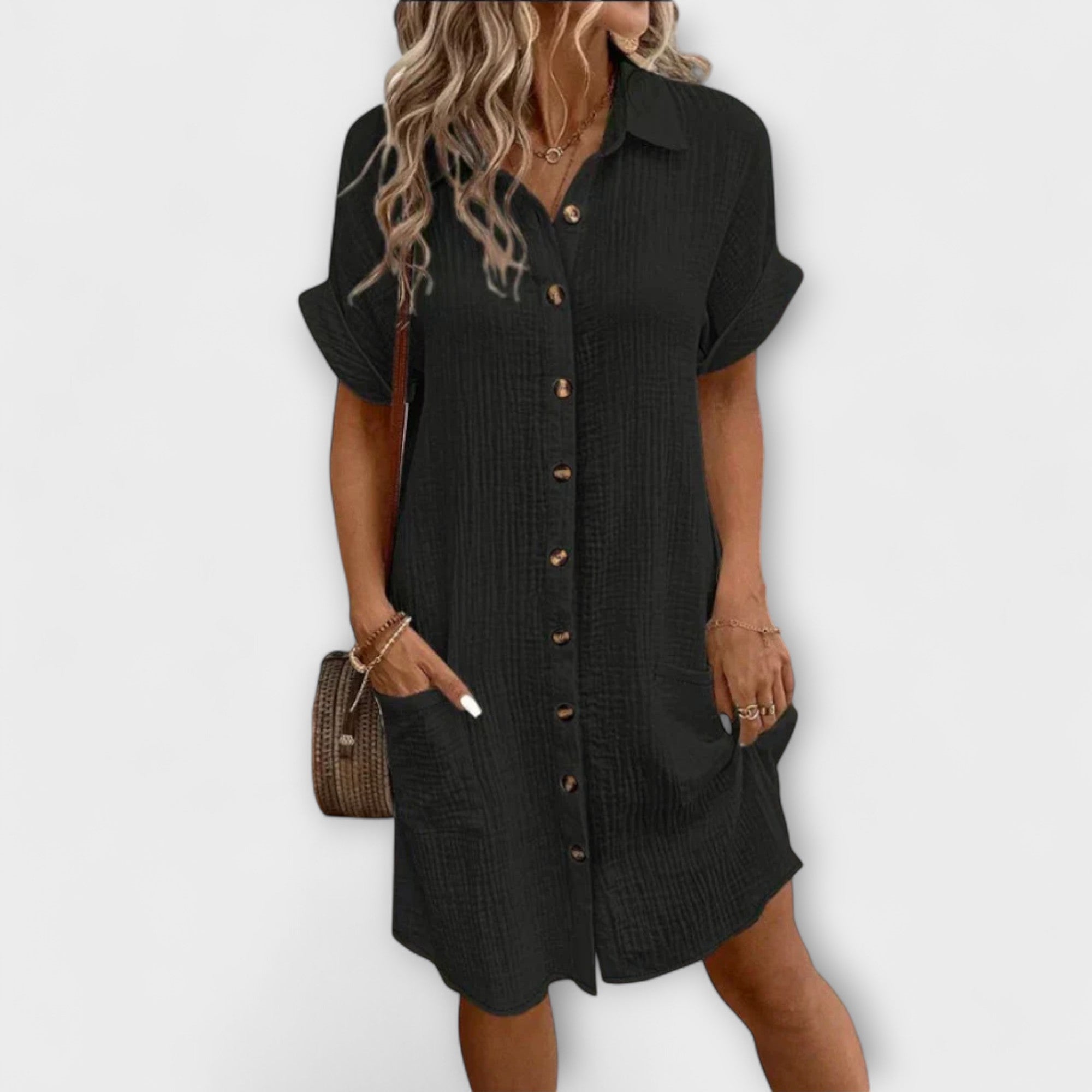 Aria - Vestido Casual Clássico Polo