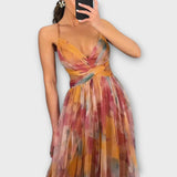 Vestido Maxí Annai em Malha - Elegante e Ajustado ao Corpo