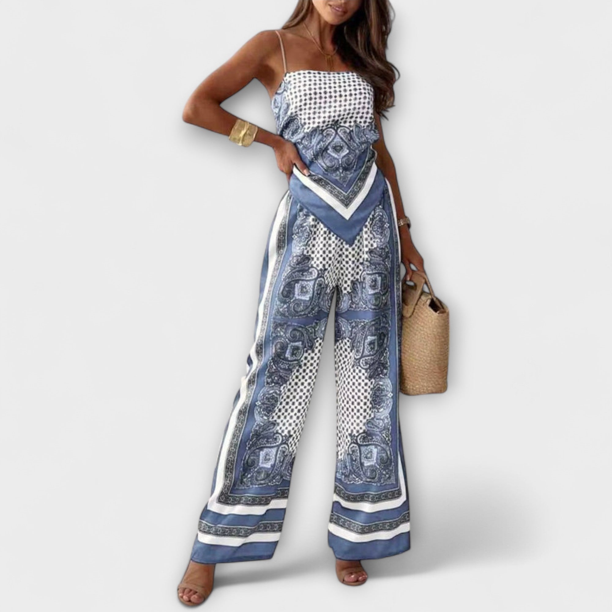 Dakota - Conjunto de Colete e Calças Elegantes