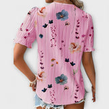 Emily - Blusa Moderna com Decote em V