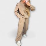 Meena - Conjunto Casual Feminino com Decote Redondo