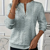 LUCIA I Pullover com fecho éclair