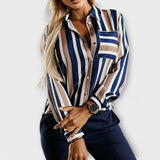 Emily - blusa riscada casual e tranquila