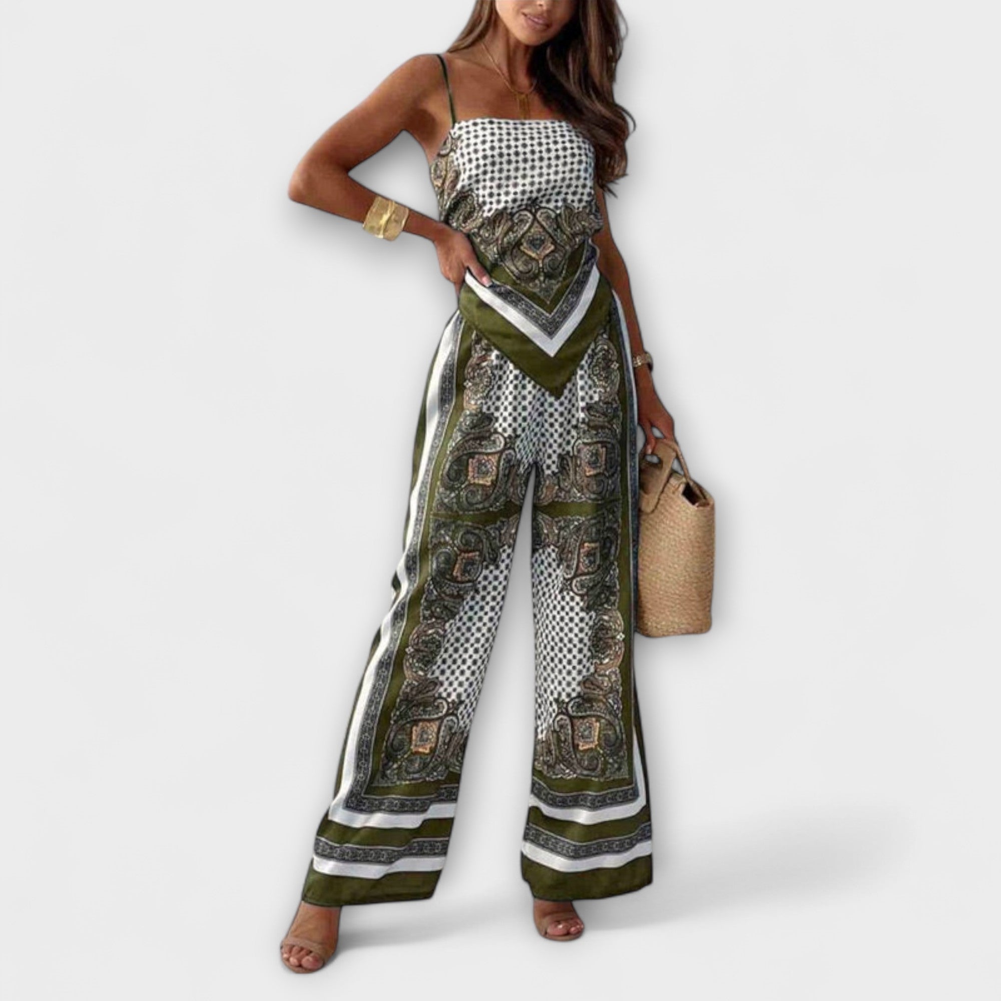 Dakota - Conjunto de Colete e Calças Elegantes