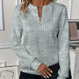 LUCIA I Pullover com fecho éclair