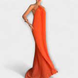 Poppy - Vestido Elegante com Decote Plissado