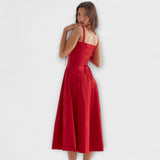 Zipporas - Vestido Bustier Ajustado com Estampa Moderna de Flores de Primavera