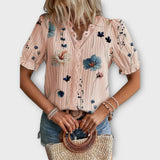 Emily - Blusa Moderna com Decote em V
