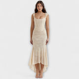 Renske - Vestido Longo com Corset Elegante e Refinado