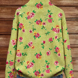 Dagmar™ | Cardigan com Flores em Lima