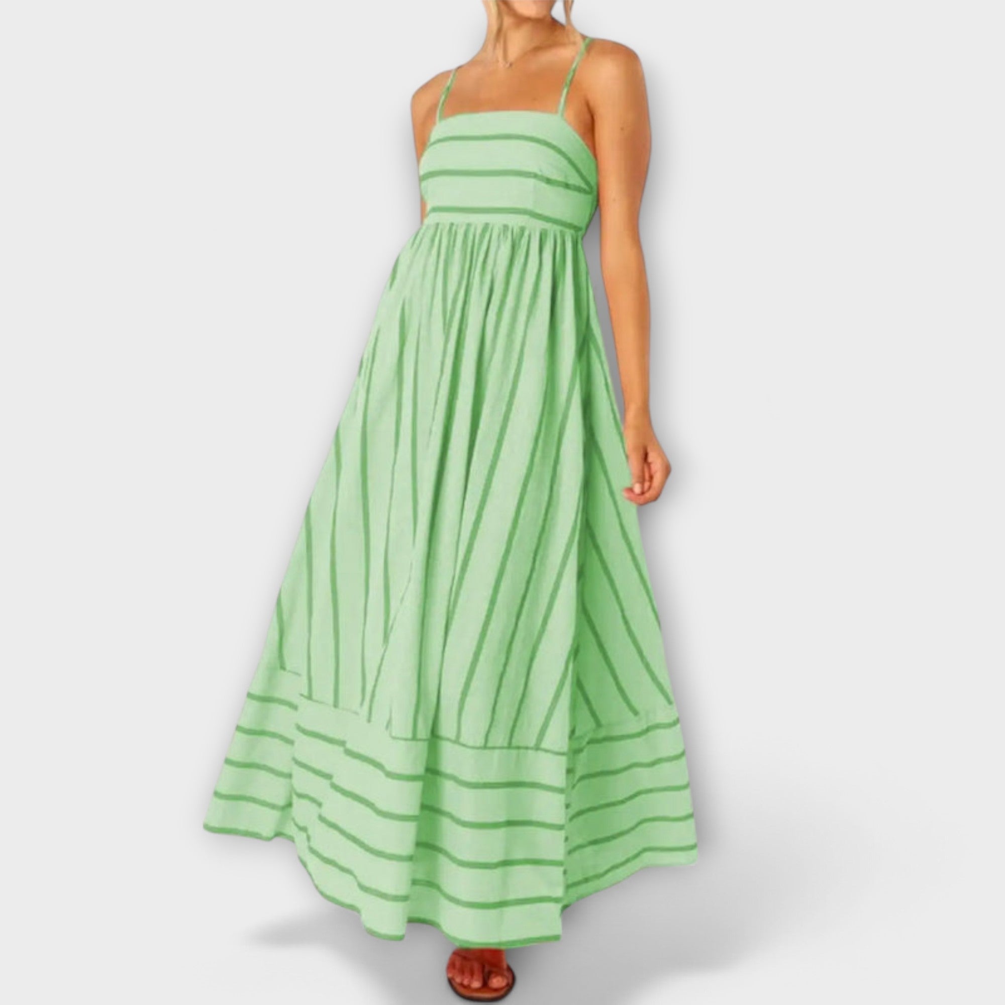 Svea - Maxi-Vestido em Bare Bloom