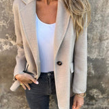 ROSIE | Casaco Casual com Mangas Longas e Lapela