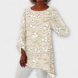 Harper - Blusa com impressão floral em cristal