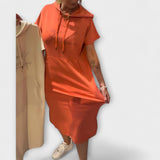 Daisy - Vestido com Capuz Relaxado