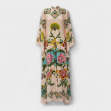 Lisa - Elegante Maxivestido com estampa floral e design fluido
