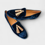 Quinnlyn – Loafers vintage inspirados com franja