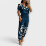 Irmelinda - Conjunto Elegante de Blusa e Calças