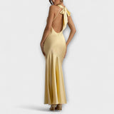 Lennon - Elegante Maxivestido em Satin