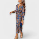 Oriana - Vestido Elegante com Mangas Longas