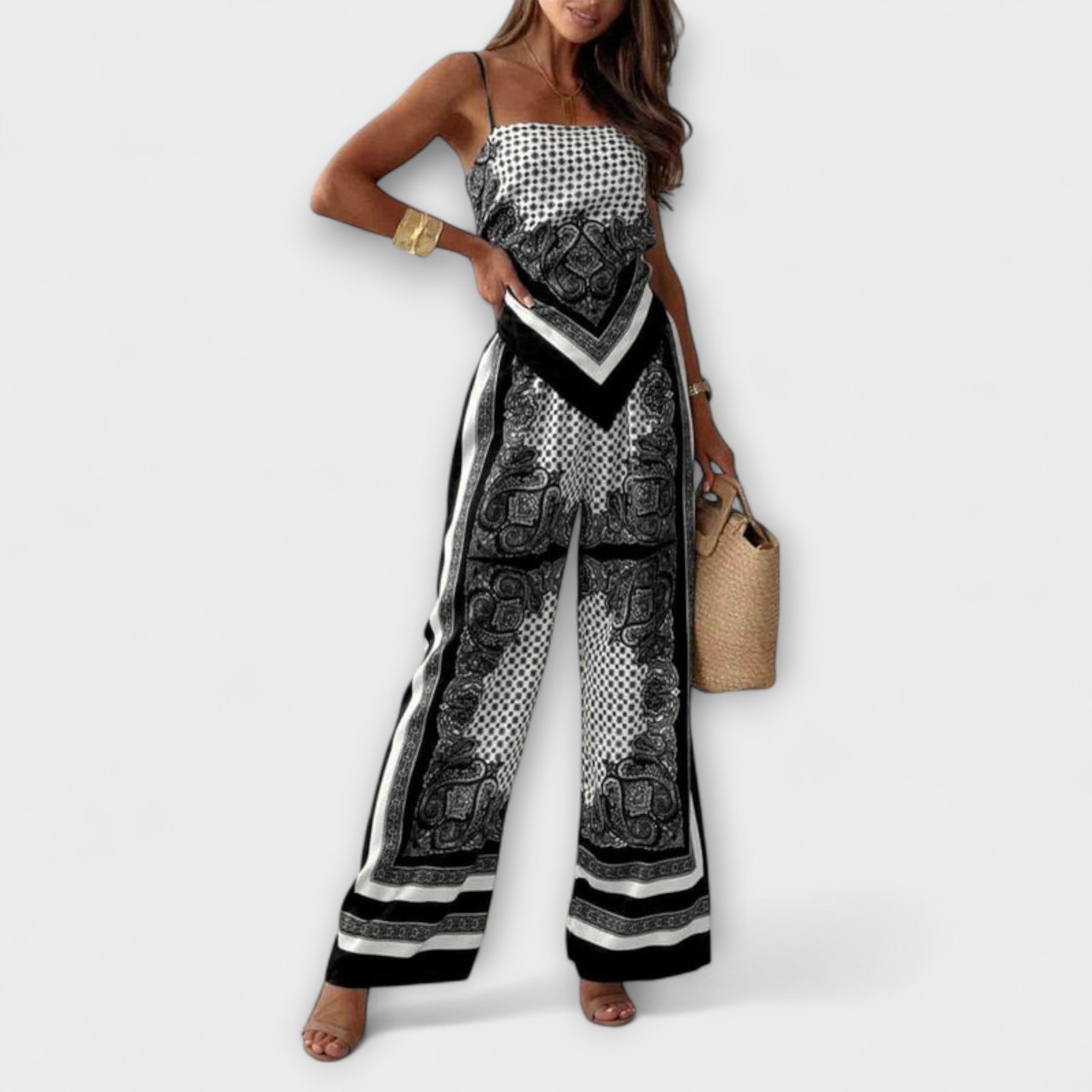 Dakota - Conjunto de Colete e Calças Elegantes