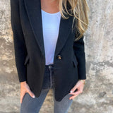 ROSIE | Casaco Casual com Mangas Longas e Lapela