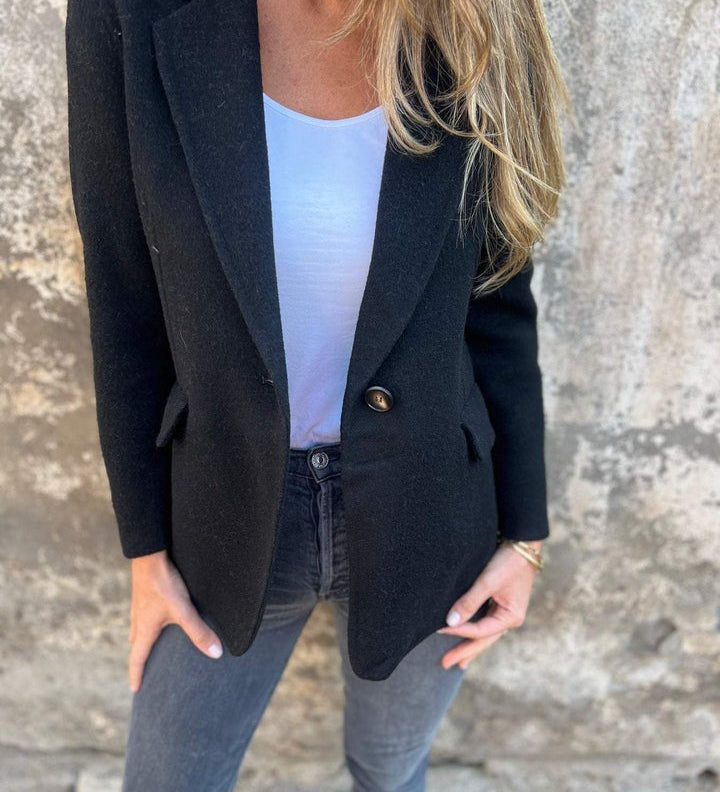 ROSIE | Casaco Casual com Mangas Longas e Lapela
