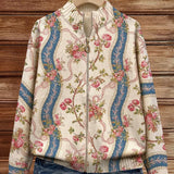 Cornelia™ | Cardigan com Raminhos de Rosa