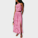 Milla - Conjunto de Renda Cutout Deslumbrante