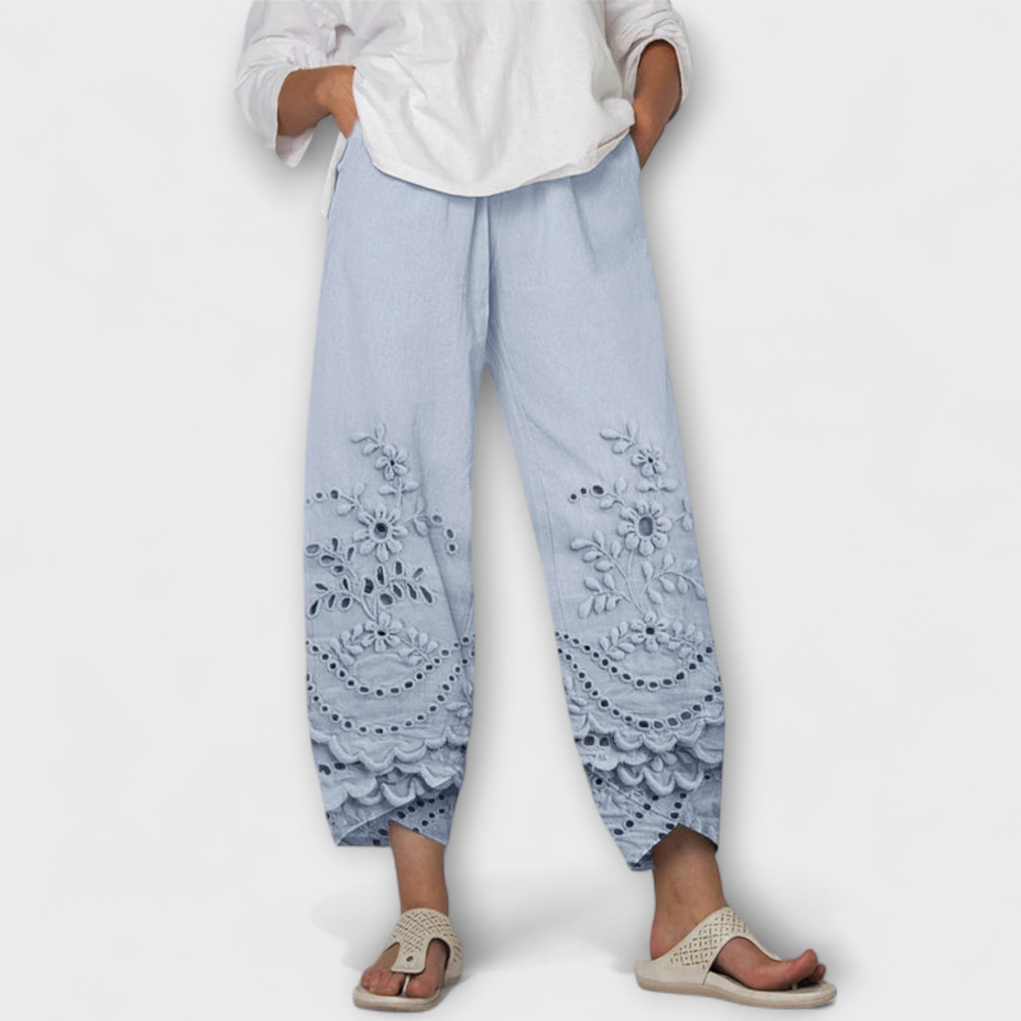 Chloe – Elegante Calças de Renda