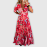 Minelda | Vestido Elegante com Decote em V