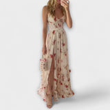 Hazel - Vestido com Padrão de Flores