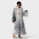 Yelira - Elegante Vestido Branco de Renda